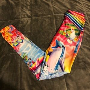 Pants & Jumpsuits - Lisa frank yoga pants size small (2-4) Pants & Jumpsuits - Lisa frank yoga pants size small (2-4)